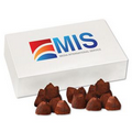 Cocoa Dusted Truffles in White Gift Box